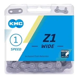 Cadena KMC Z1 Wide - Para velocidad simple ideal para fixie