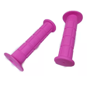 Puños con vuelo estilo BMX rosados