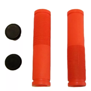 Puños en goma - relieve mixto - 13cm - color naranja