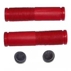 Puños en goma - relieve mixto - 13cm - color rojo