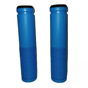 Puños en goma - relieve mixto - 13cm - color azul