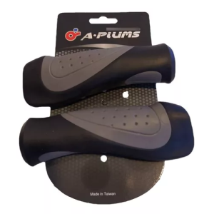 Puños ergonómicos gel 130mm gris/negro