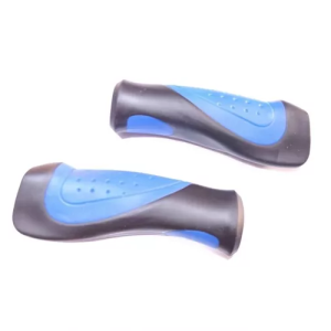 Puños ergonómicos gel 130mm azul/negro