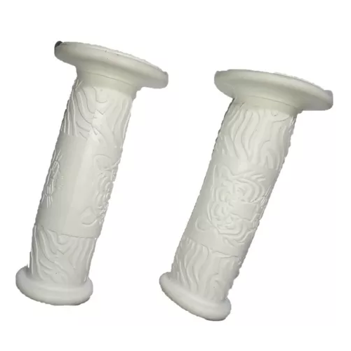 Kit Cesta Pedal Punho Para Bicicletas Infantil Do Aro 14/16 Cor Roxo