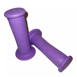 puños Tiger violetas para bicicletas infantiles