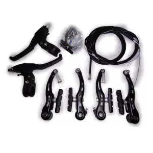 Frenos V-Brake completo trasero y delantero con levas cables y pipas