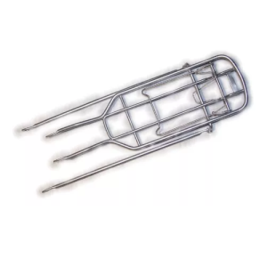 Parrilla / porta paquetes plateada- Bicicletas rod.26 y 28