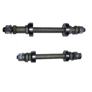 Par de ejes 3/8 con rulemanes para rueda de bicicletas