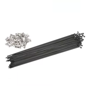 Rayos Negros 265x2mm con niples - 36 unidades