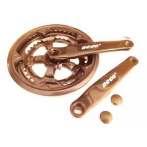 Plato / Engranaje doble ruta y MTB 38/48 dientes - Acero