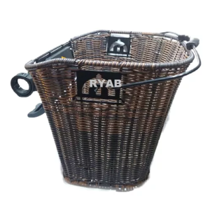 Canasto desmontable símil mimbre para rod. 20 a 29