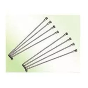 Rayos zincados 195mm con niples - 36 unid.