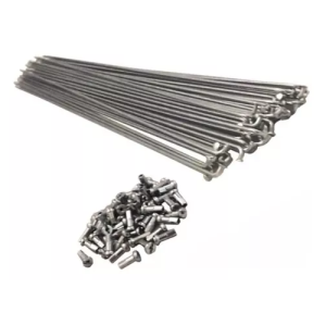 Rayos reforzados 2.34 x 260mm con niples - 36 unidades