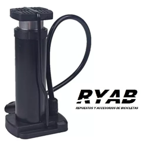 Inflador de pie para ambas válvulas - Con accesorios