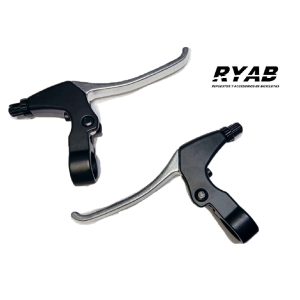 Levas / Manijas de freno ORO largas aluminio - 4 dedos