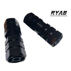 Picadores medianos en aluminio para eje 3/8