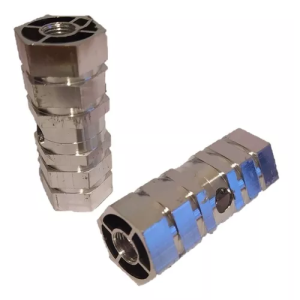 Par de picadores en aluminio para eje 3/8 - Pulidos