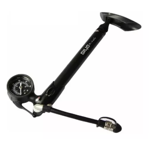 Inflador GIYO con manómetro para horquillas amortiguadores a aire