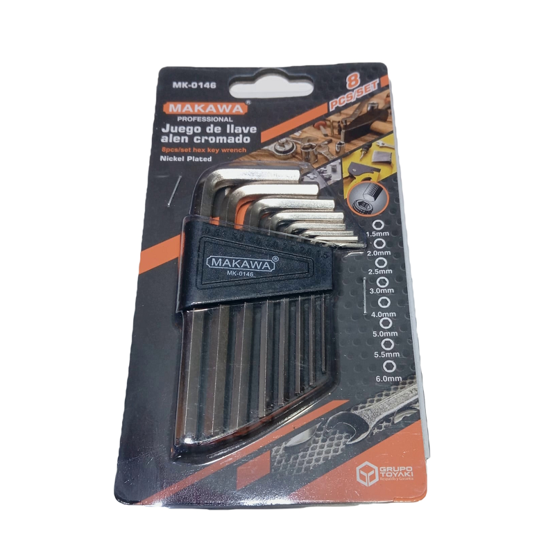 JUEGO LLAVES ACOD HEX 10 PCS - Unid