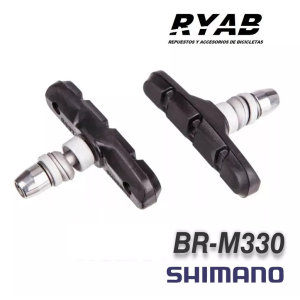 Par de tacos de freno V-brake SHIMANO BR-M330