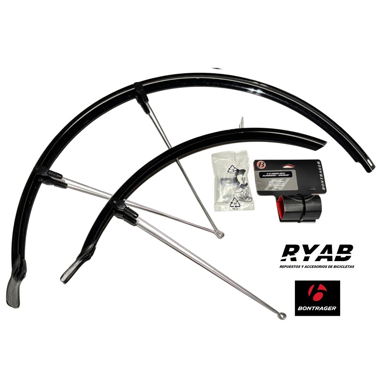 Guardabarros BONTRAGER Rodado 28 Plástico ABS de alto impacto