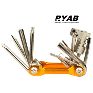 Multi Herramienta Para Bicicleta 12 Funciones Corta Cadenas