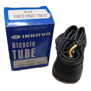 Cámara Válvula Curva 10 x 2.5 CR201 70mmx10º Para Monopatín