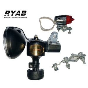 Juego De Luces A Dínamo Delantera y Trasera 6v 3w