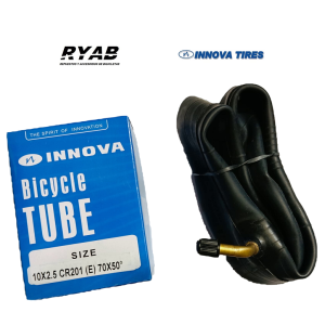 Cámara Válvula Curva 10 x 2.5 CR201 70mmx50º Para Monopatín
