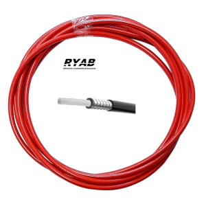 Funda Forro Rojo Para Cable De Frenos 5mm X2metros. Tri Capa