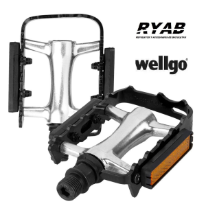 Pedales Wellgo M21 Aluminio - Ruta o MTB - Excelente Calidad