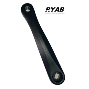 Palanca Izquierda de 170mm en Aluminio Anodizado Negro