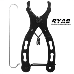 Pinza mini para eslabón de cadena con gancho de retención