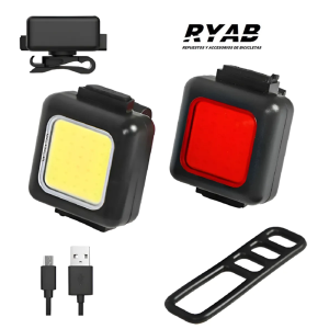 Juego de luces led recargables USB ultra potentes