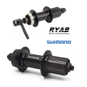 Maza Shimano FH-QC300 32 radios Cassete / Fr. Disco Center Lock